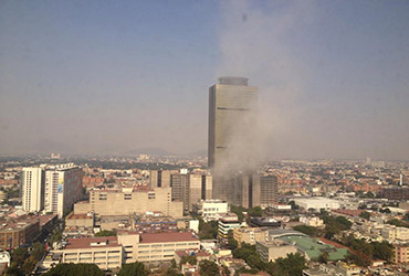 La explosión en las oficinas de Pemex ocurrió en una subestación eléctrica.