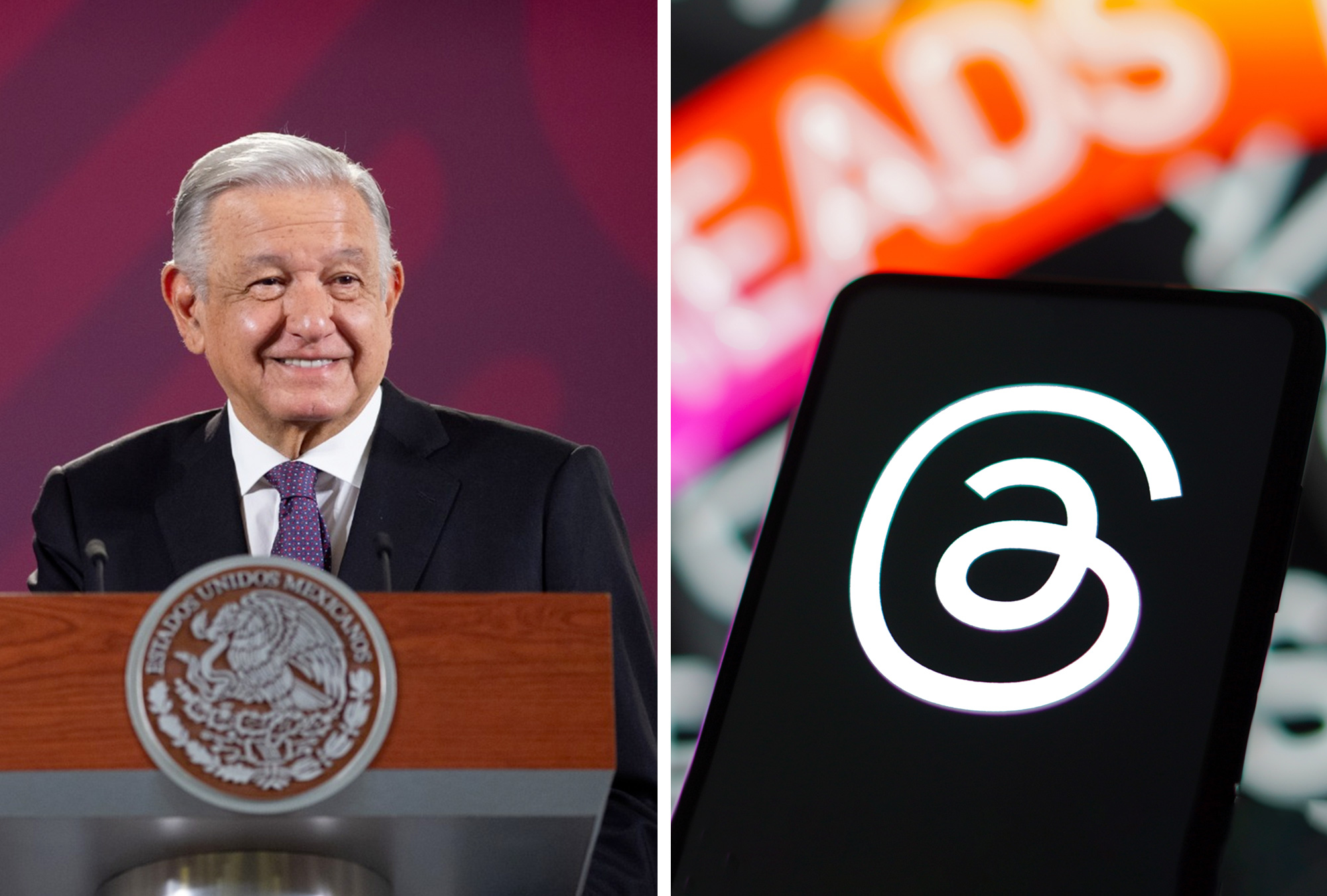 AMLO se une a Threads y lanza petición a Zuckerberg Prohibir los bots