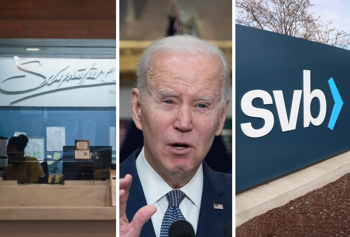 Biden promete que gestores del SVB y Signature Bank serán despedidos