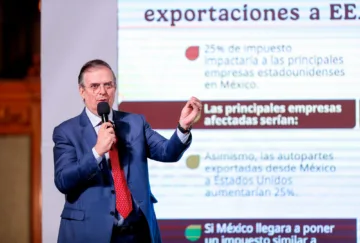 Se perderían 400,000 empleos en EU con aranceles a México: Ebrard