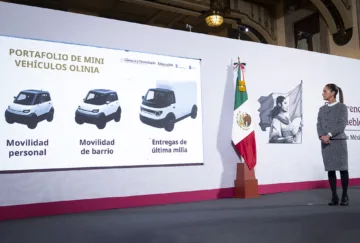 Sheinbaum presenta a Olinia: La armadora mexicana de autos eléctricos; contará con 3 modelos